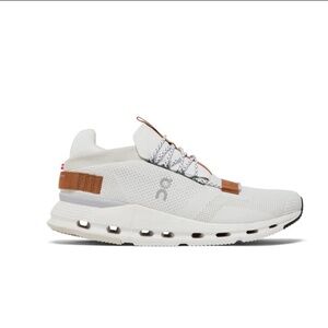 On Running Cloudnova White Pearl Pecan Brown Size 9.5